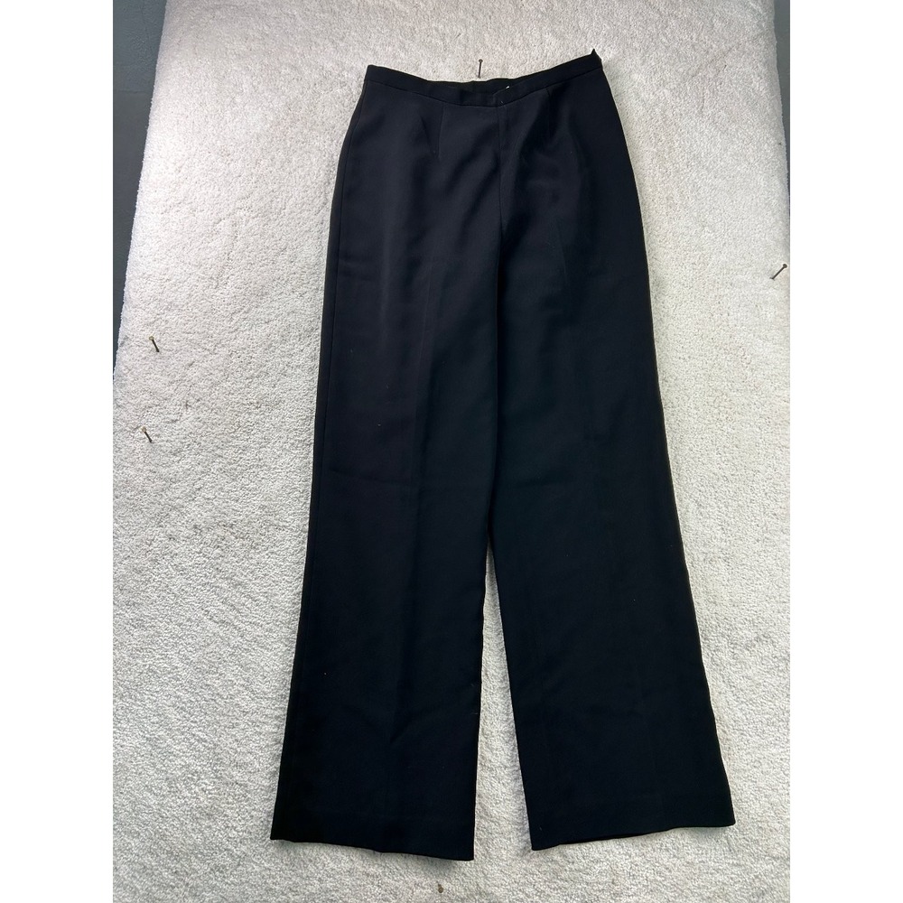 Le Suit Women's Black Polyester Dress Pants Size‎ 8 Straight Leg
